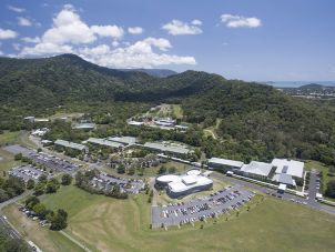 Aerial of the Smithfield Campus