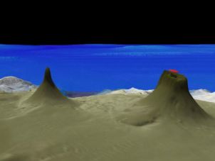 Side mapping profile of the new reef