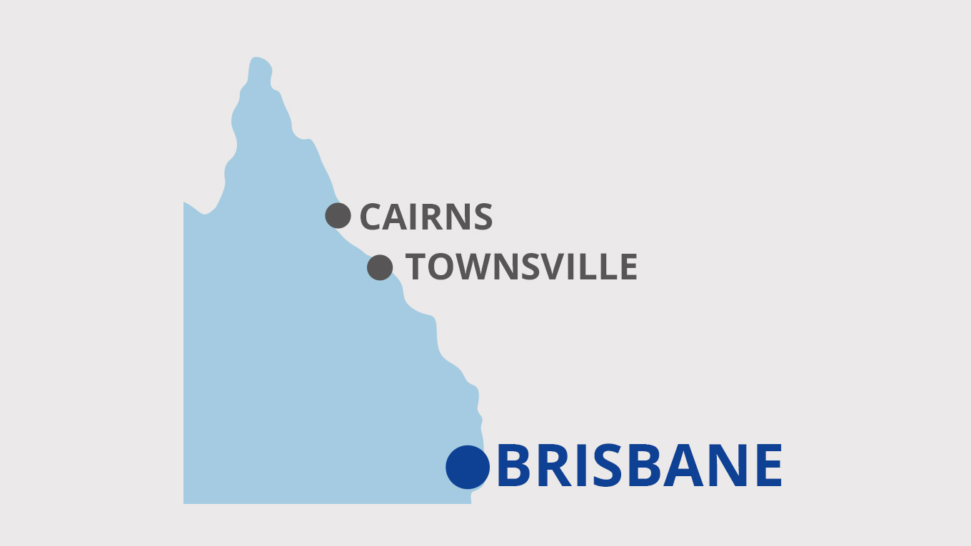 Brisbane map 