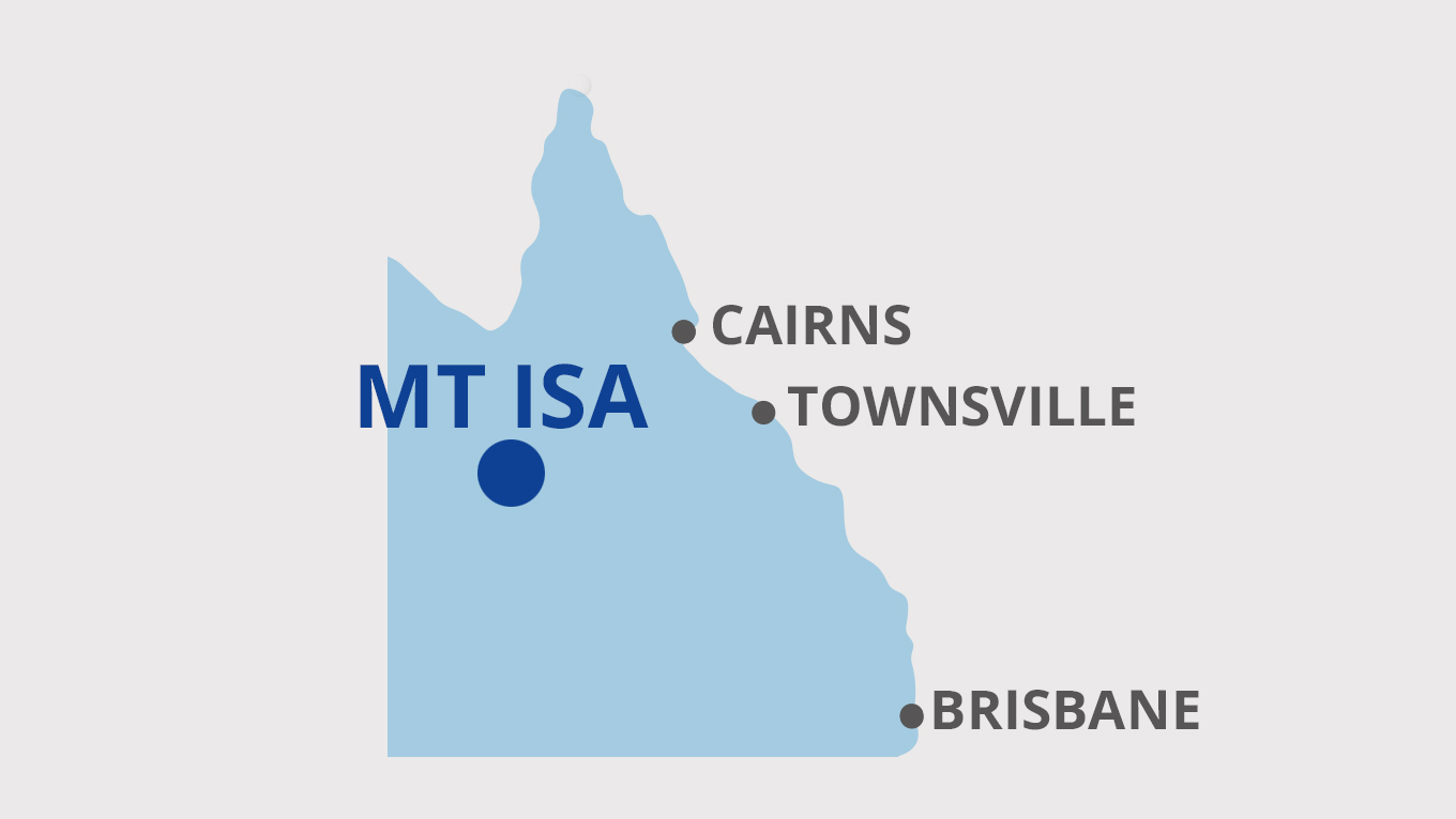 Mt Isa map