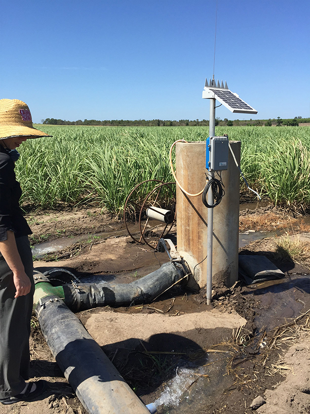 Instrumentation in cane field.