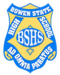 Bowen State High School logo. 