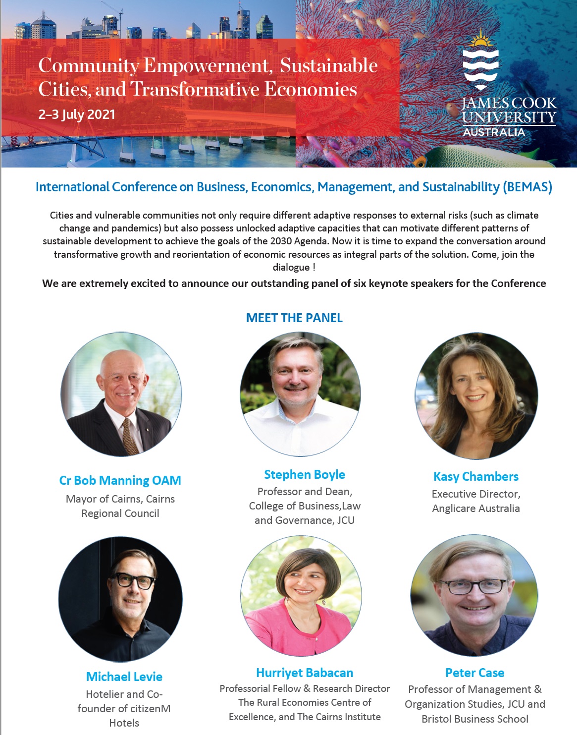 images of keynote speakers.