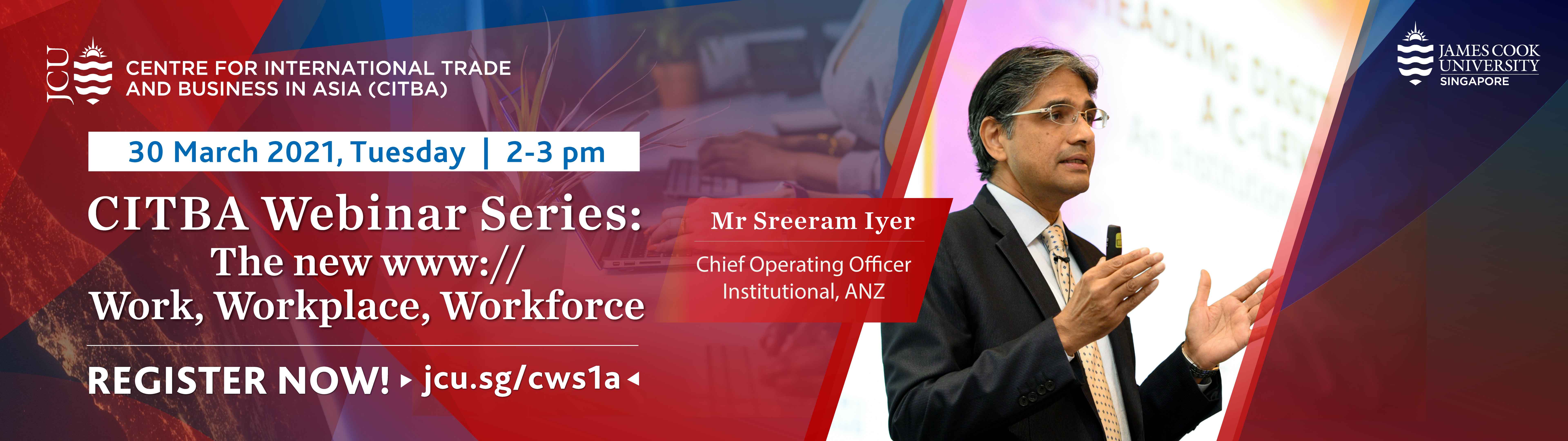 Work, Workplace, Workforce banner.