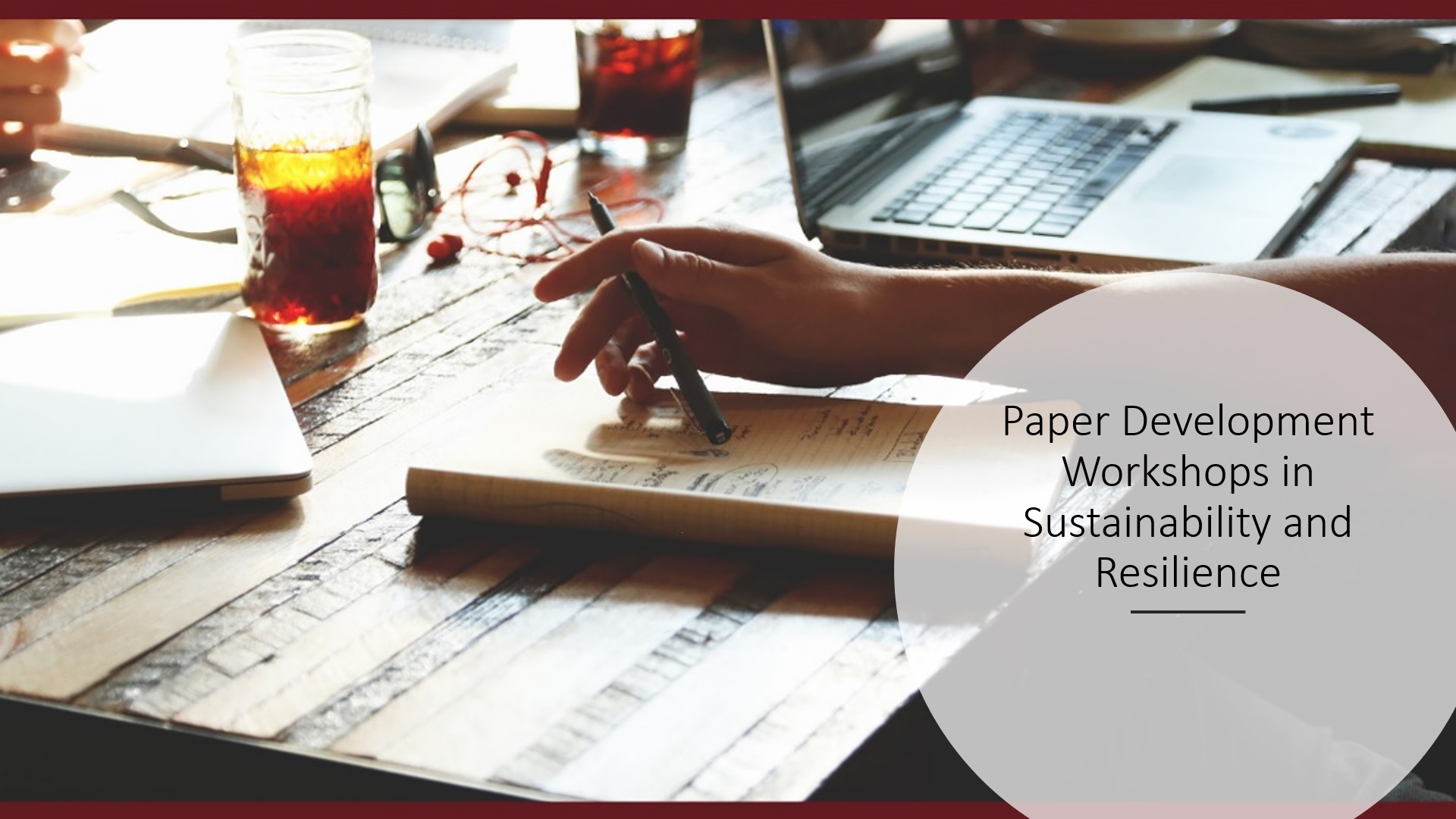 Paper Development Workshop in Sustainability and Resilience