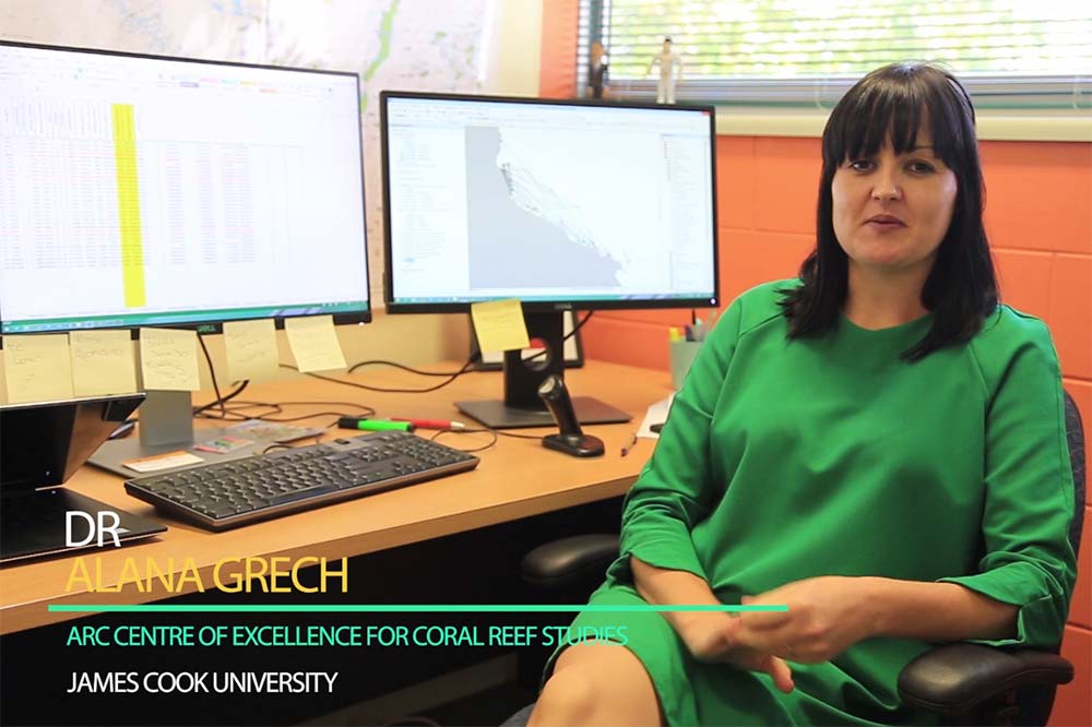 Dr Alana Grech Dr Alana Grech talking from her desk