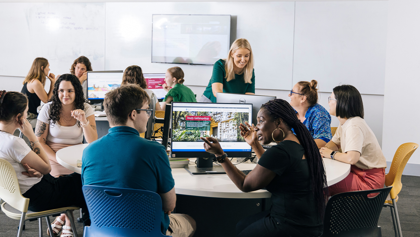 Teacher within a class