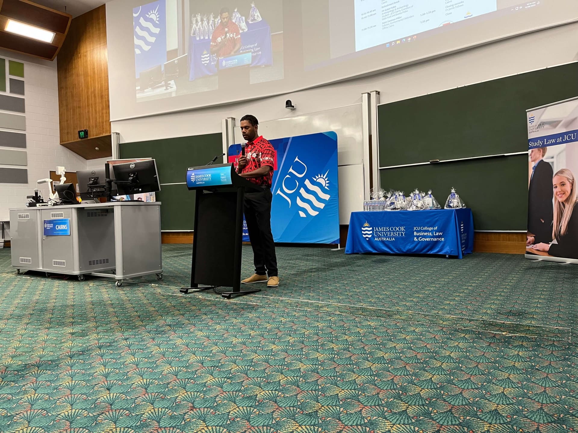 Cairns – Mr Kaleb Mabo. 