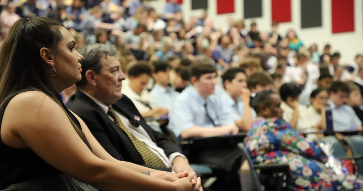 JCU Legal Studies Conference crowd image.