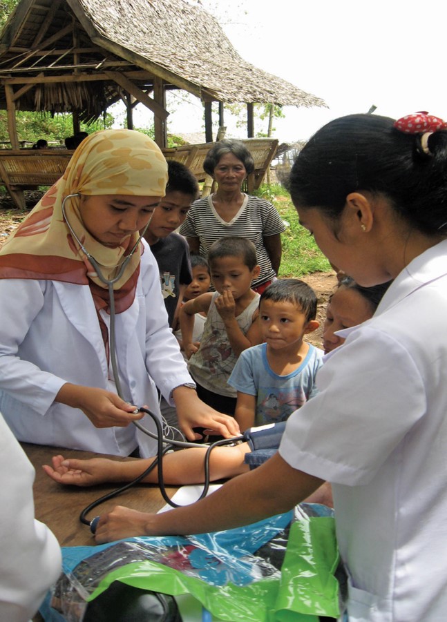 nurses in field