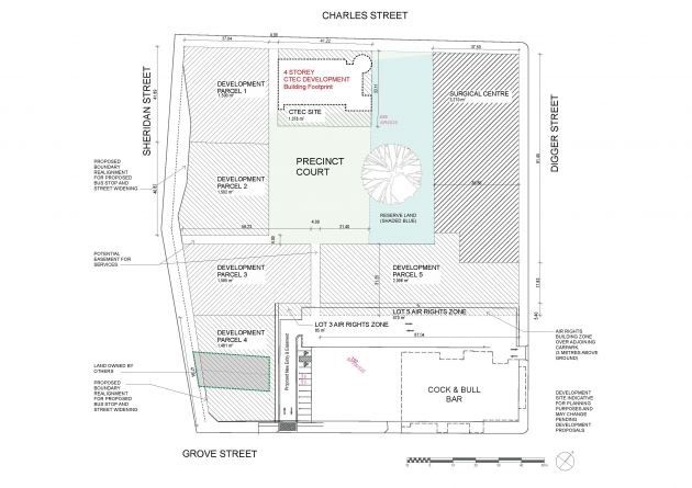top down map of FNQHIP site