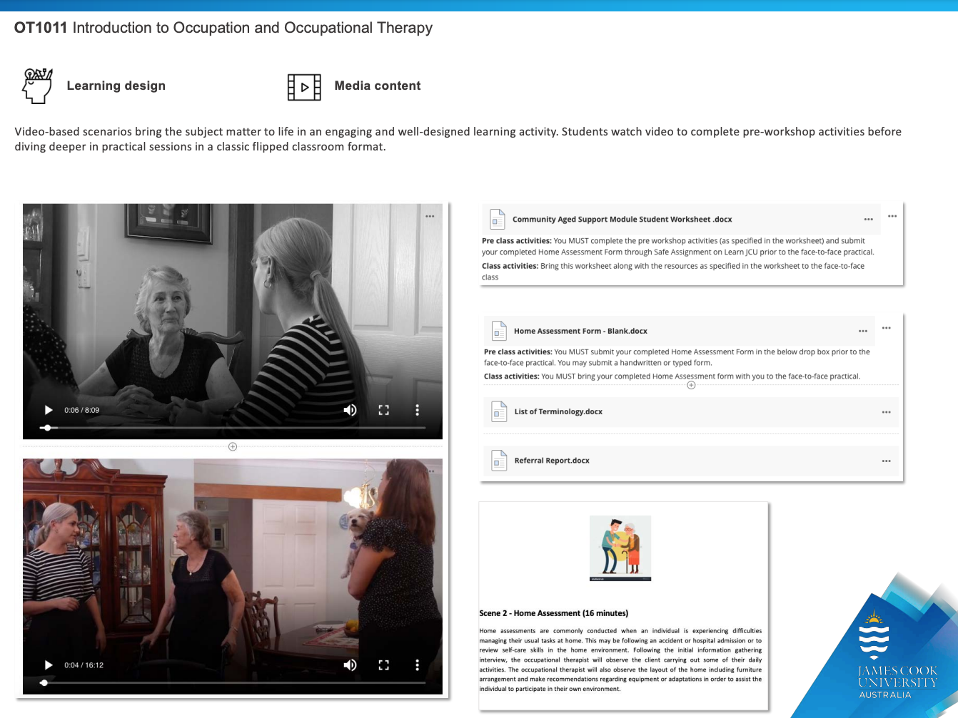 Examples of video based scenarios