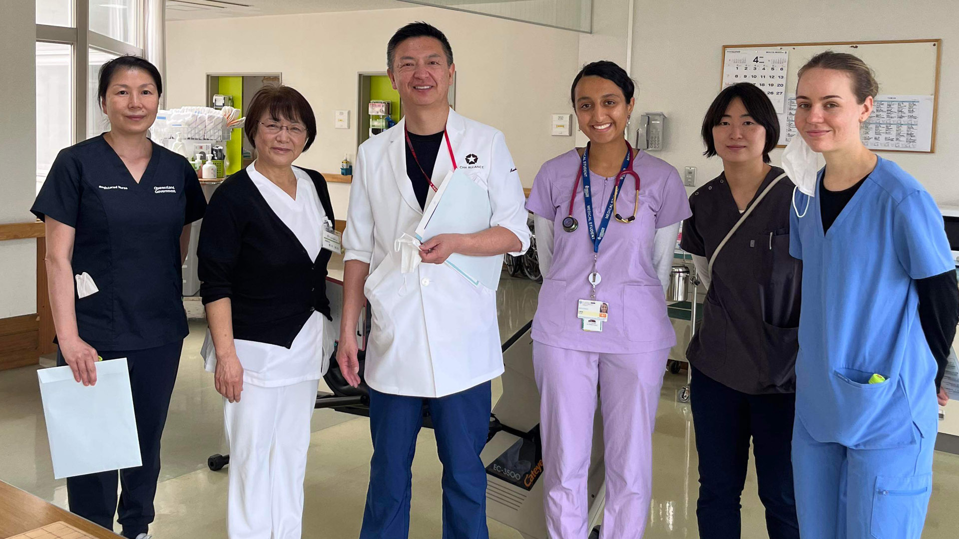 JCU Bachelor of Medicine, Bachelor of Surgery student Lara Humadi at work in a Japanese medical practice.