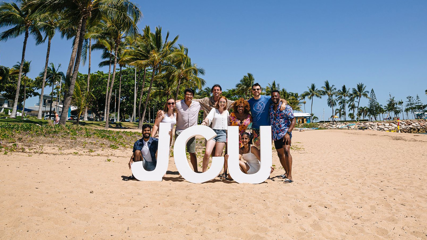 Students enjoying the lifestyle in far north Queensland. 