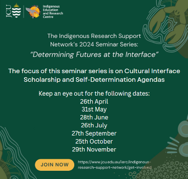 Info flyer for The IRSN’s 2024 Seminar Series: “Determining Futures at the Interface”. 