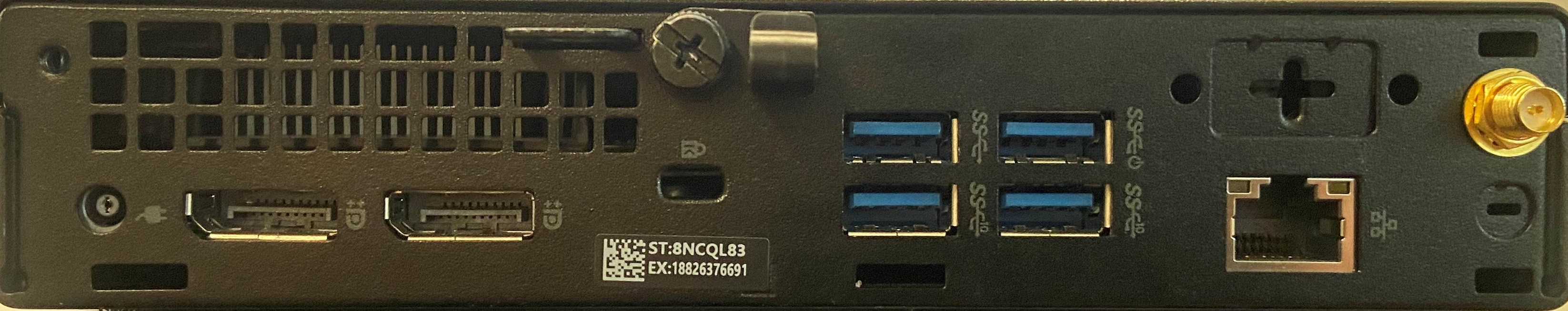 mini pc rear