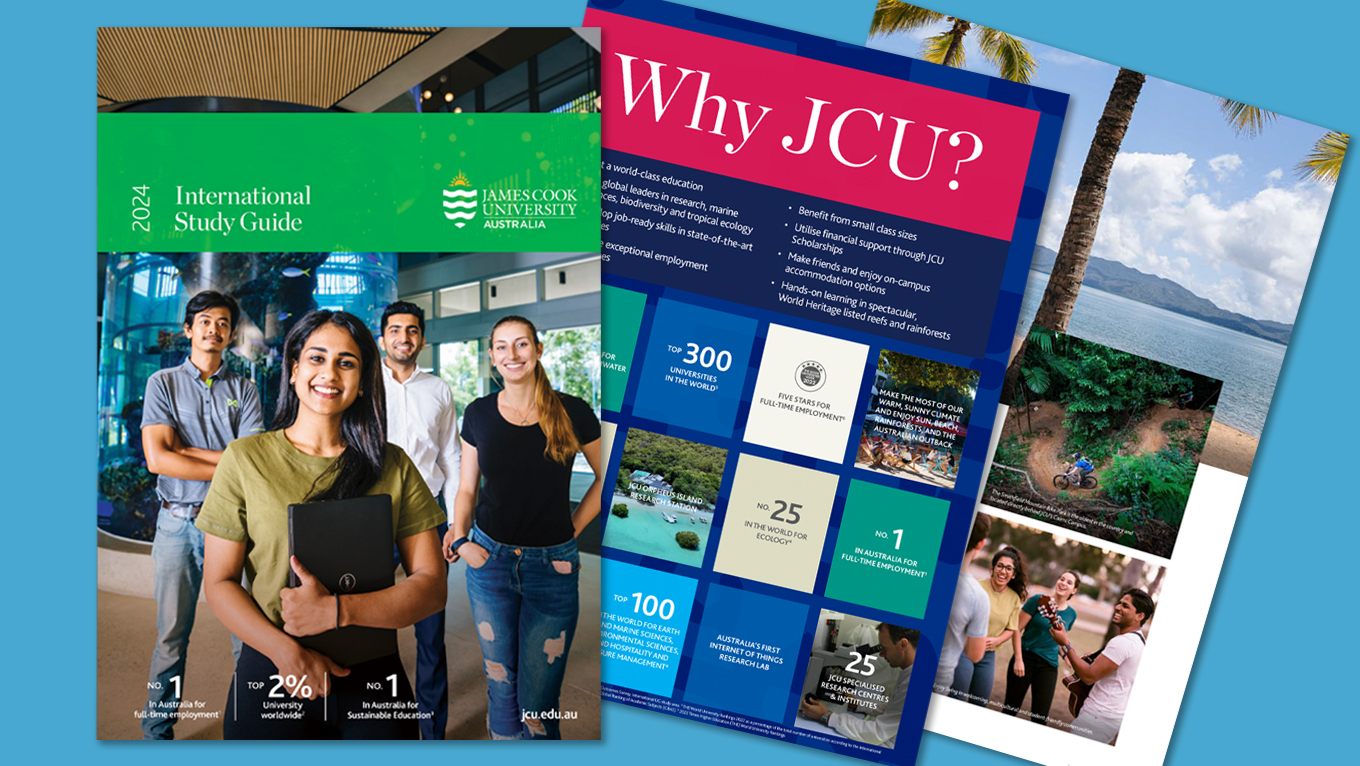International brochure cover