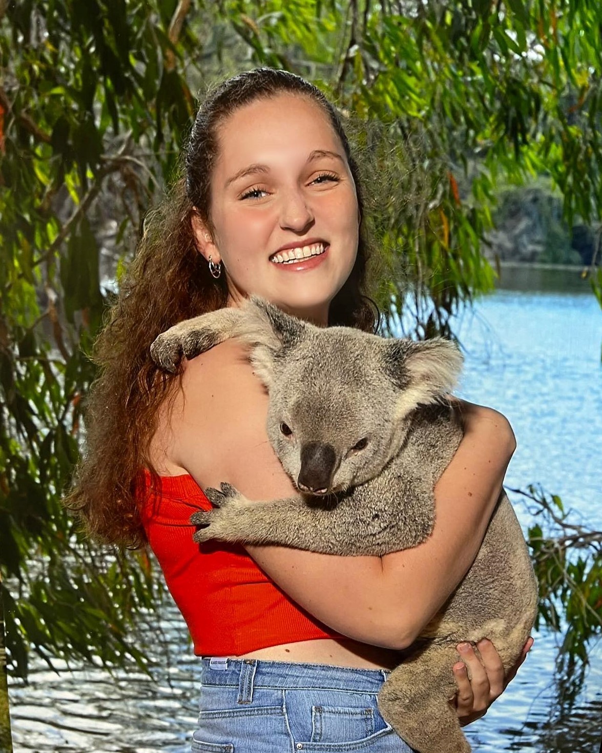 Autumn Arel with koala