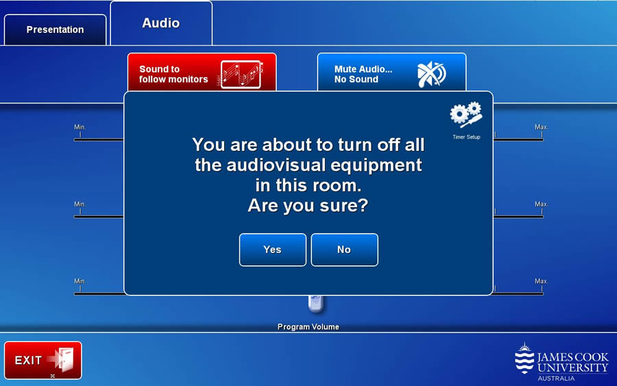 turn off system