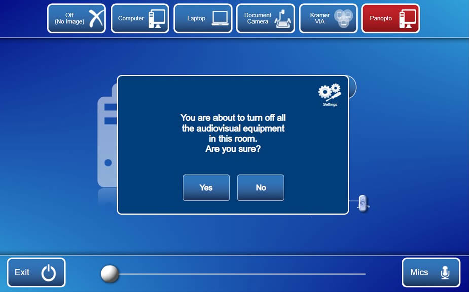turn off system