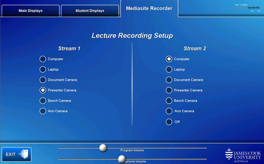 recorder setup