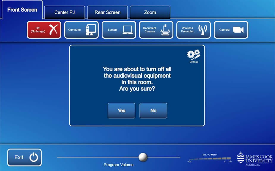 turn off system