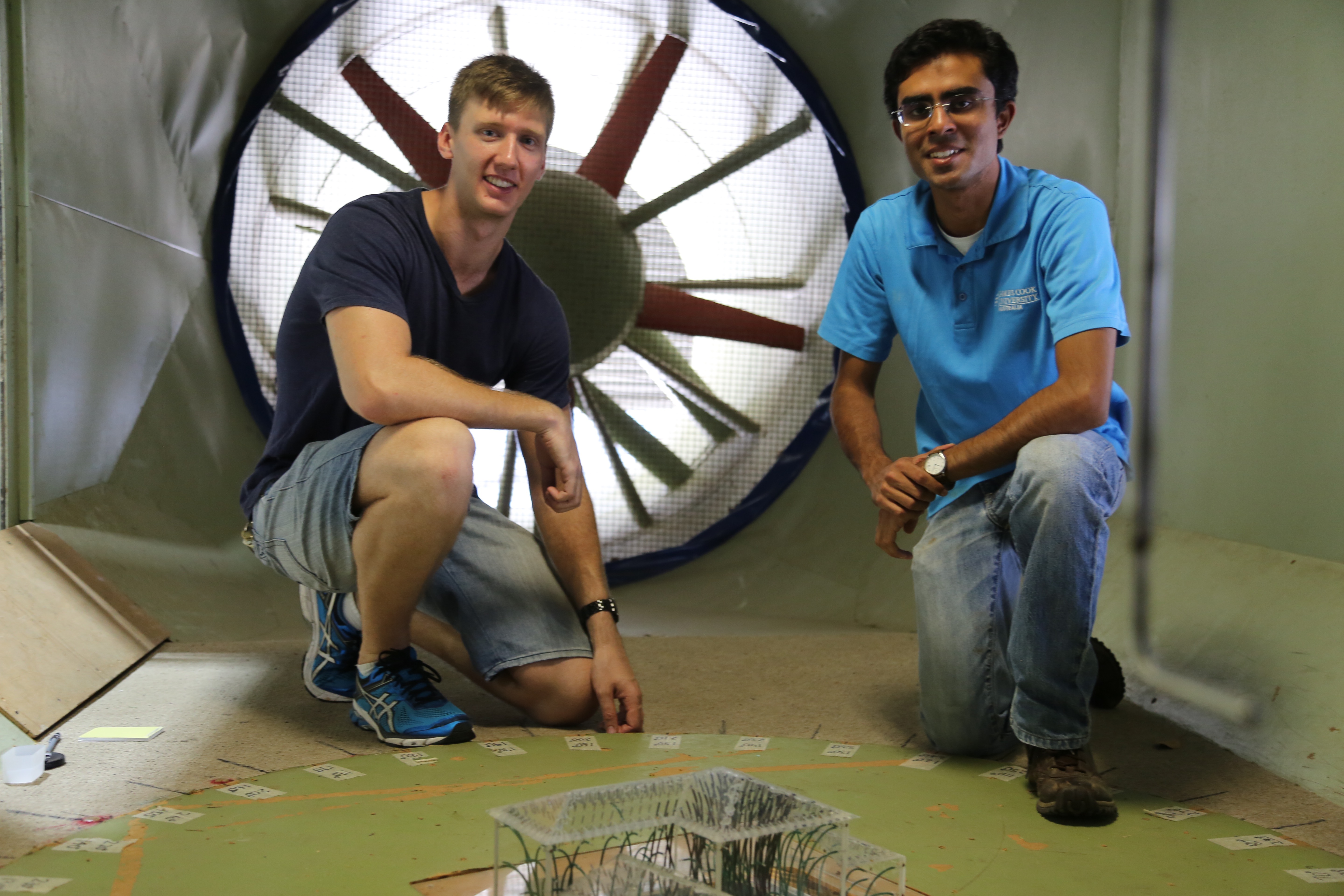 Mitchell Humphreys (L) and Korah Parackal