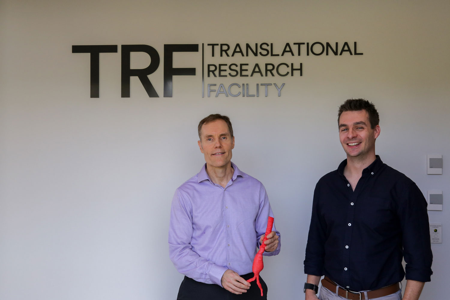Professor Jon Golledge (left) and Dr Joseph Moxon. 