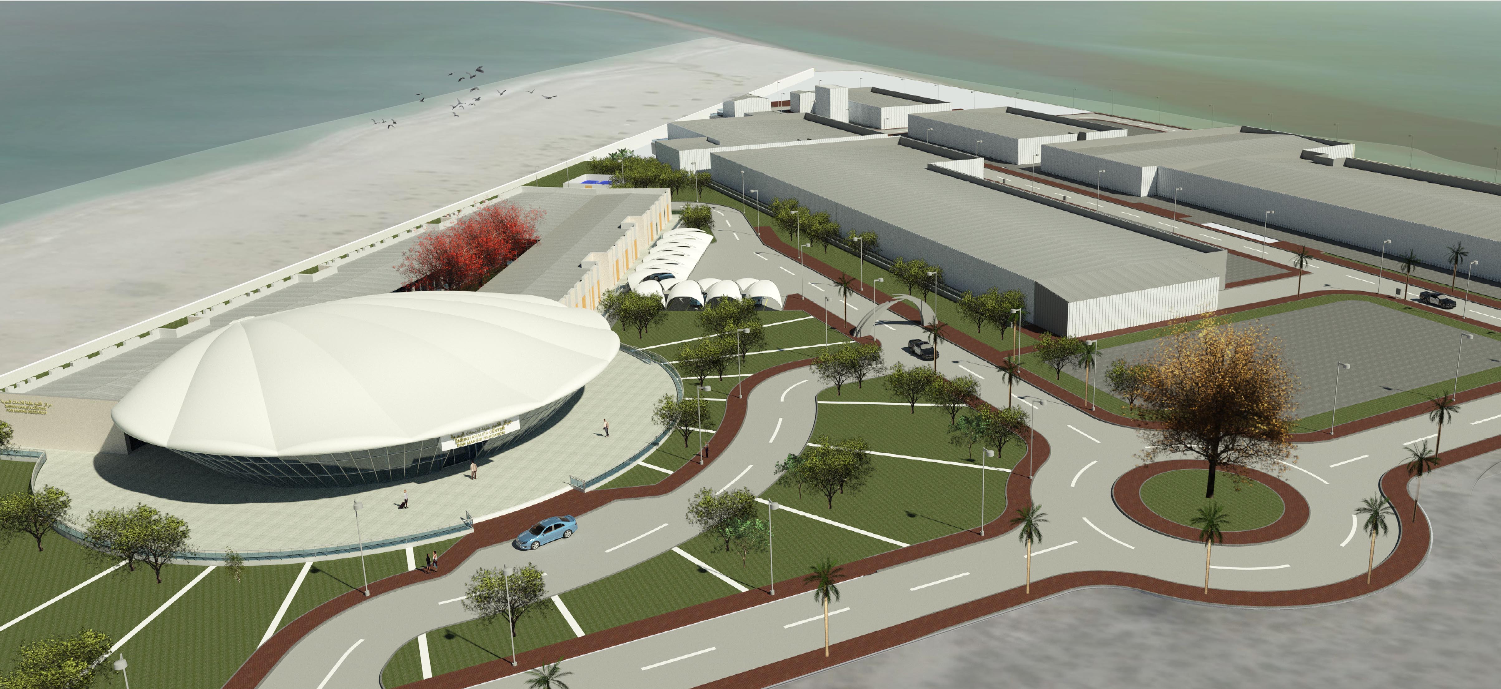 Artist impression of the Marine Innovation Park