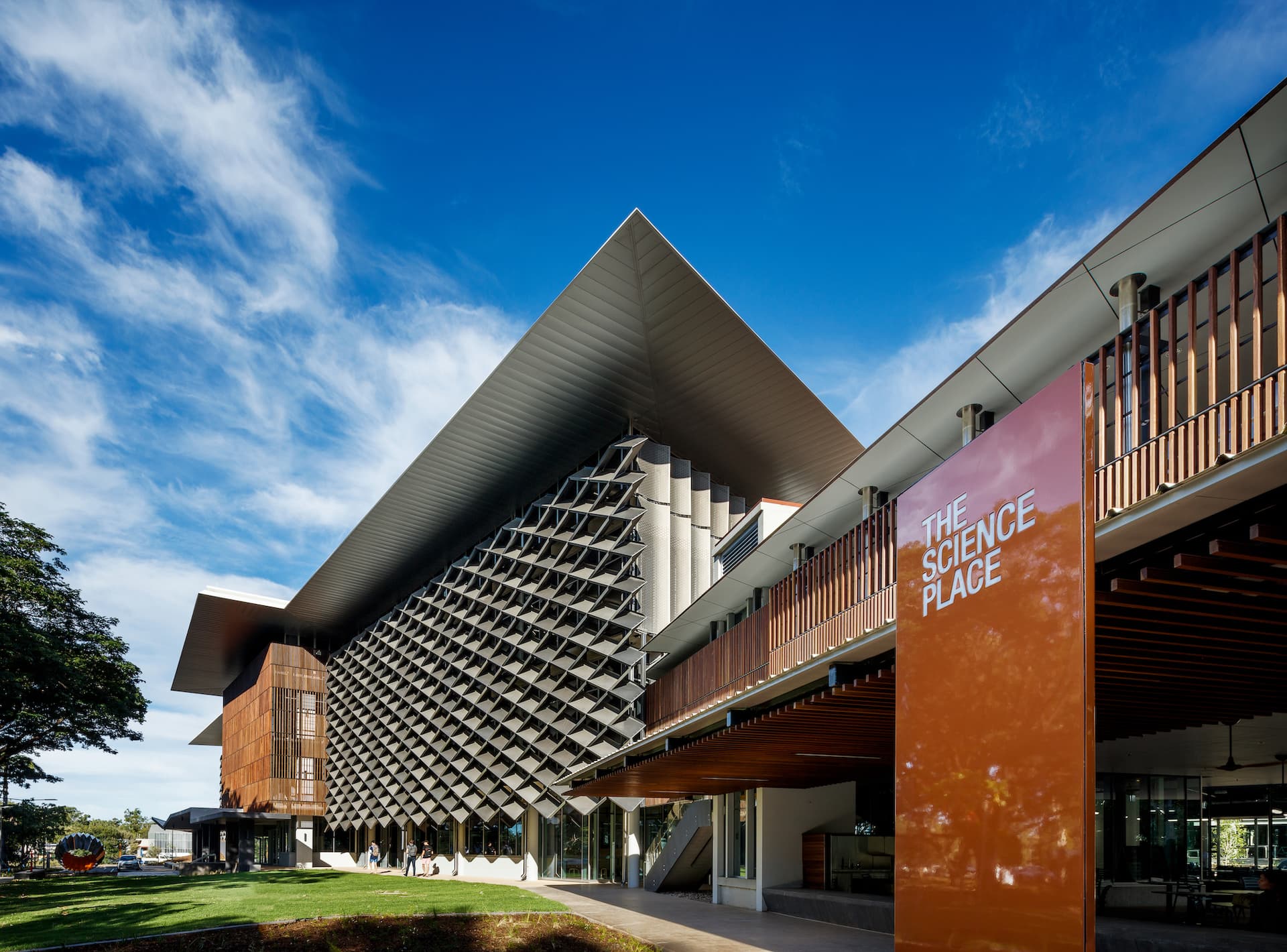 exterior of JCU's The Science Place building
