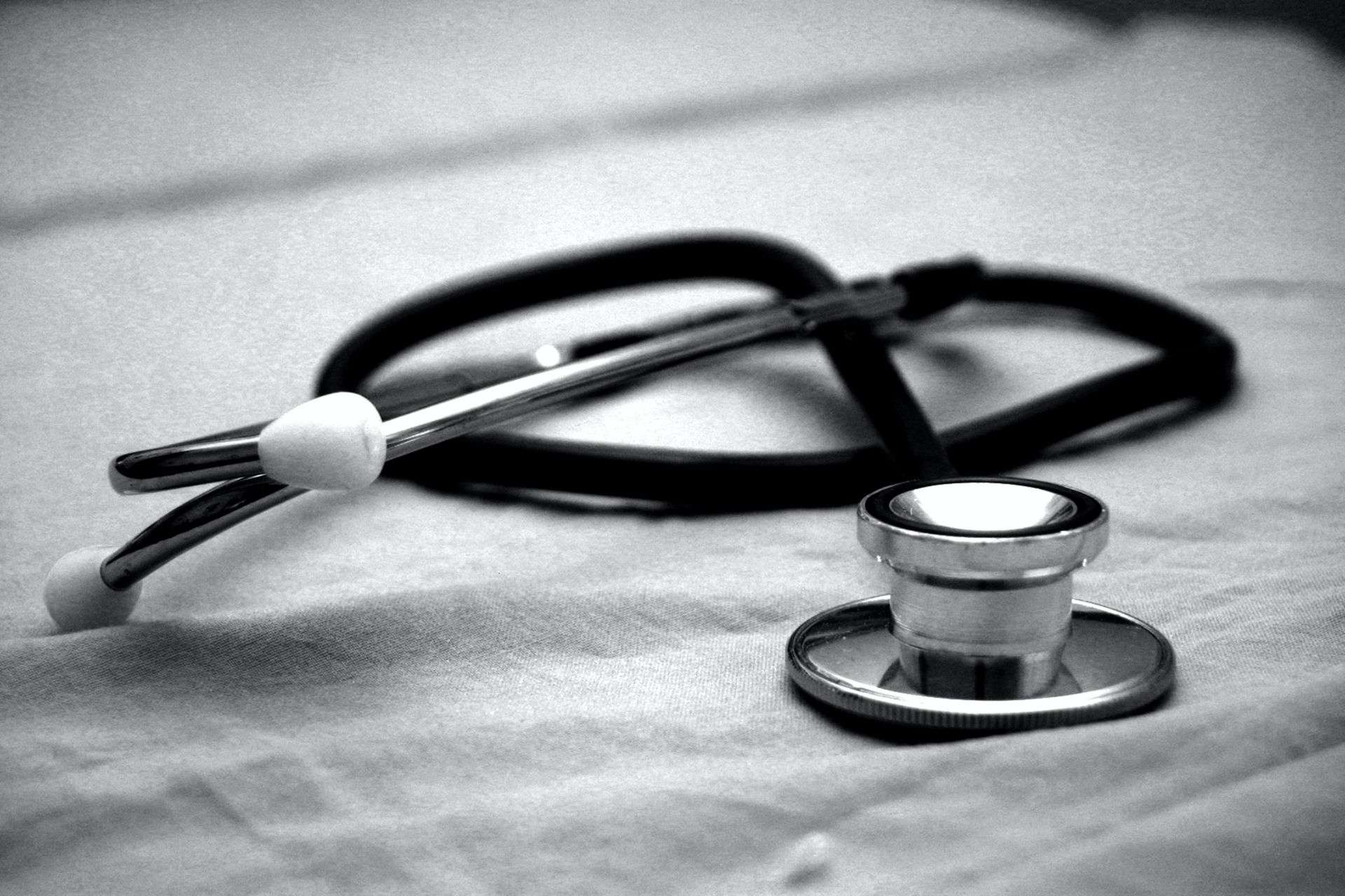 close up of stethoscope