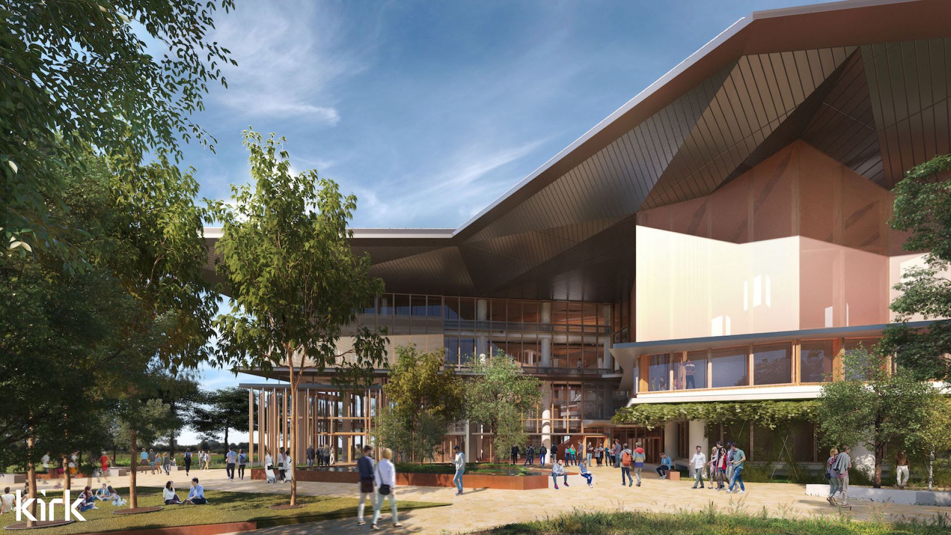 Artist's impression of the exterior of the Technology Innovation Complex