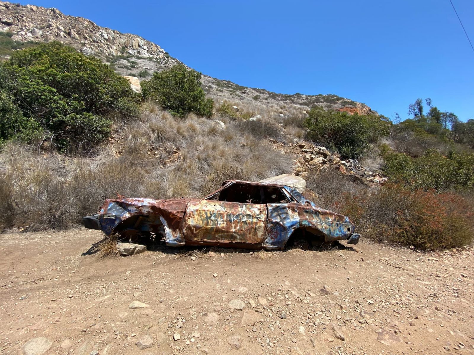 Car wreck. 