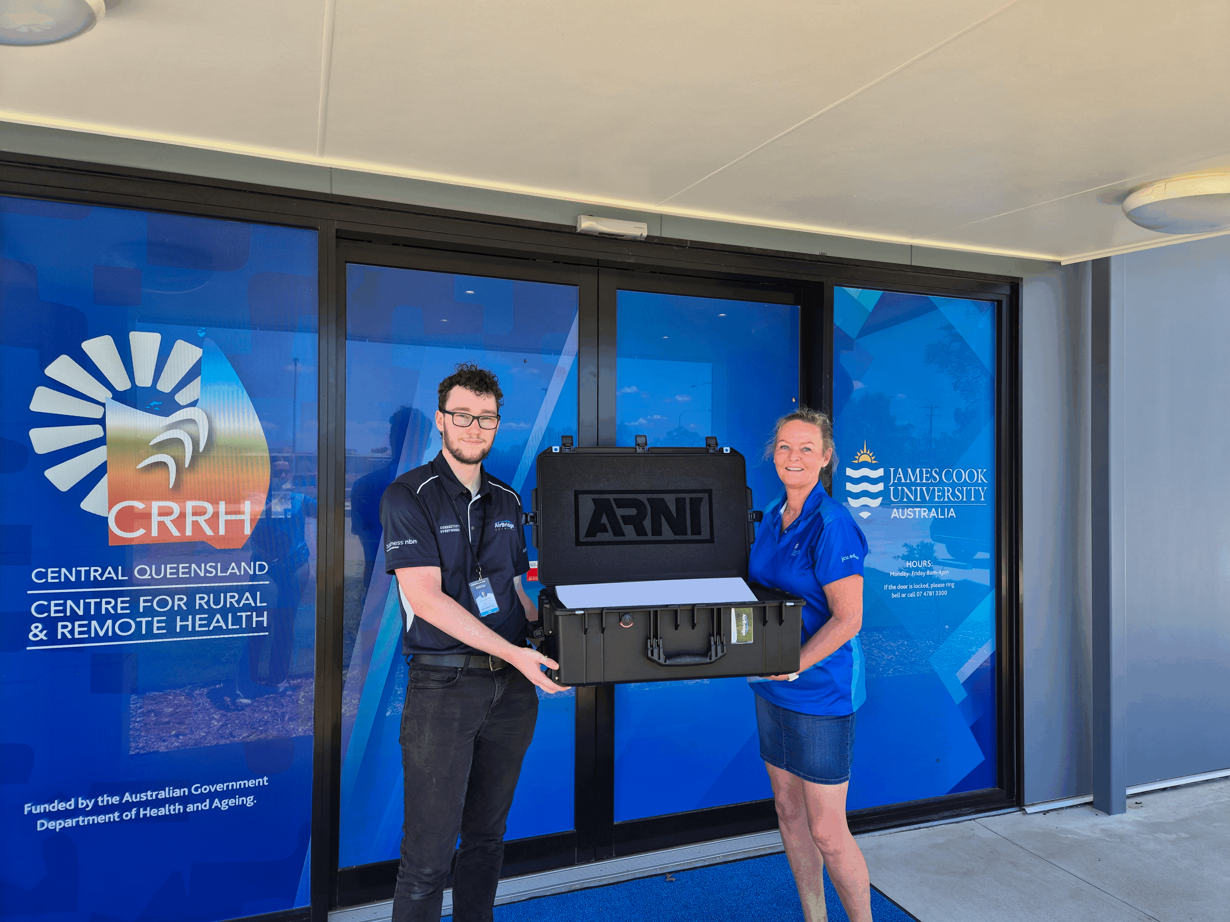 JCU is delivering university education to remote  Queensland thanks to a partnership with Cairns business AirBridge. 