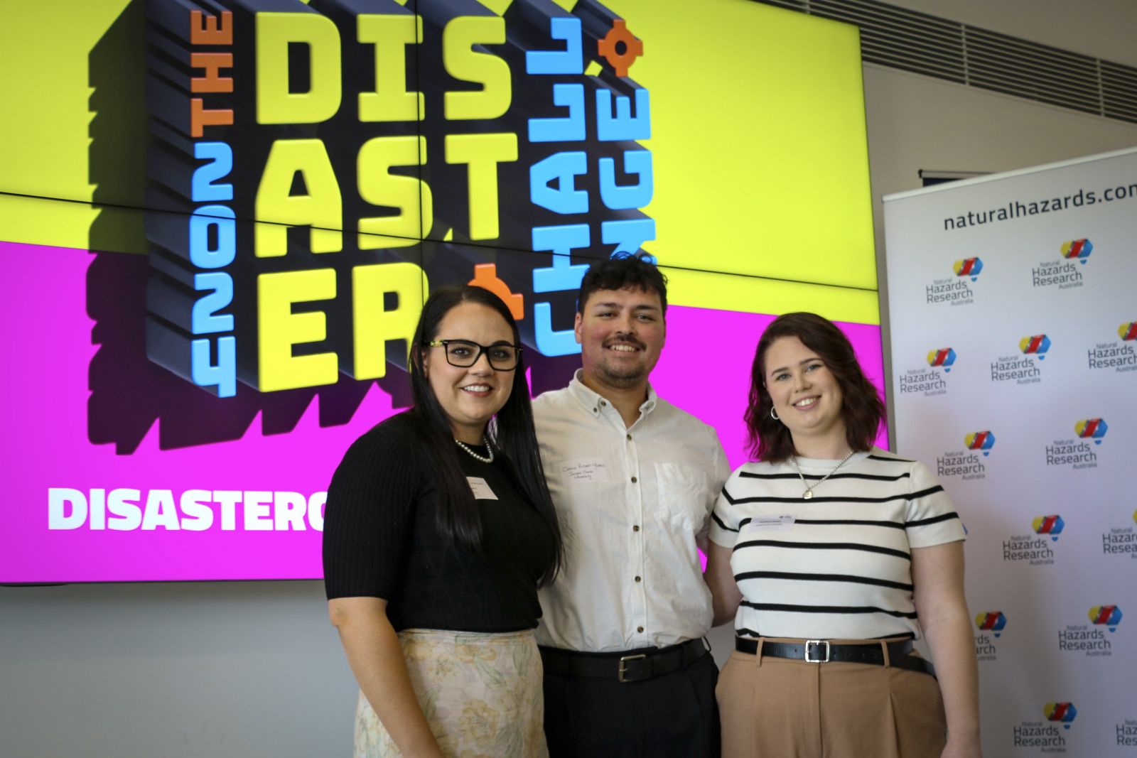 JCU Postgraduate psychology students Alison Sheaves, Craig Ridep-Morris and Madison Green 