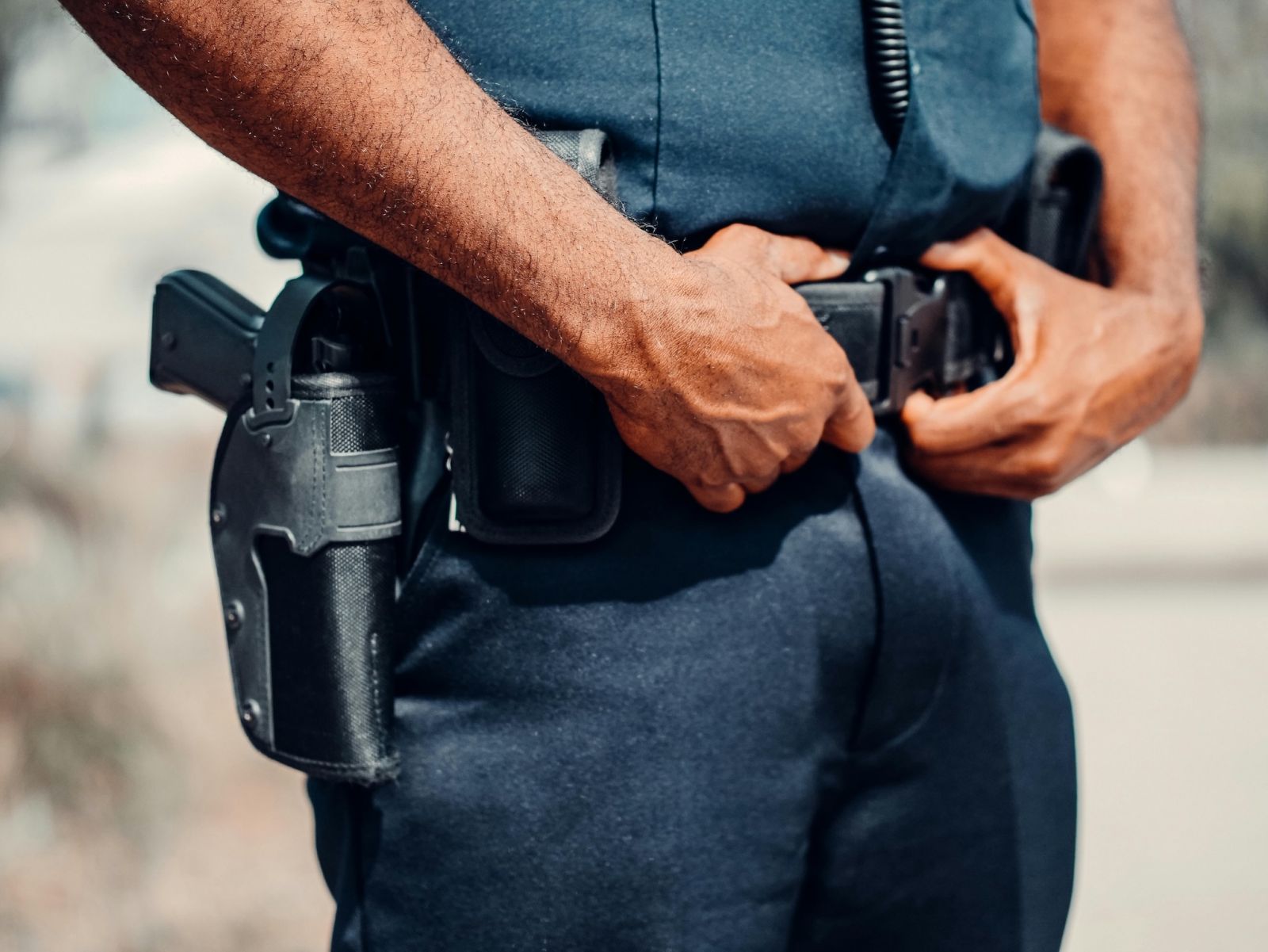 A photo of a police officer.