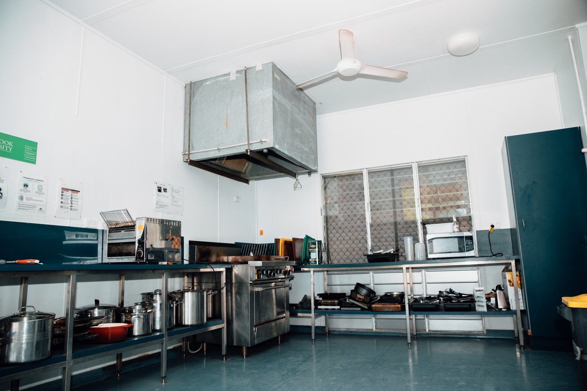 Communal kitchen. 