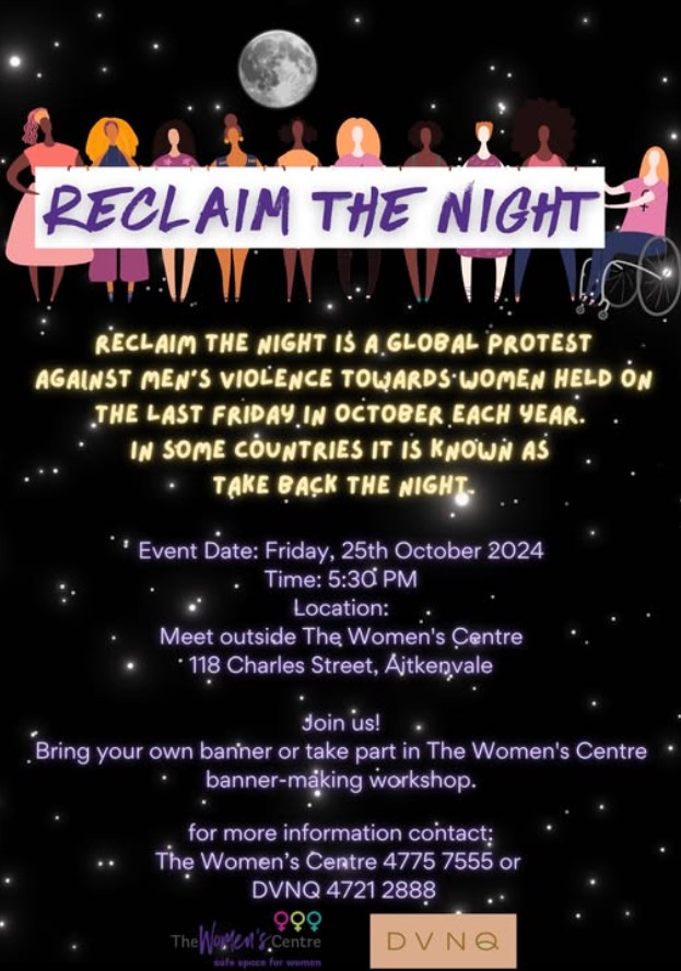 Reclaim the Night Cairns event