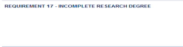 Screenshot showing requirement momentarily disappearing
