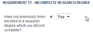 Requirement 17 screenshot