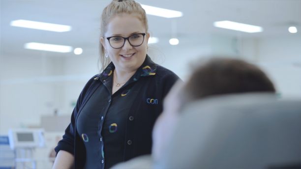 Tegan Stark at work 