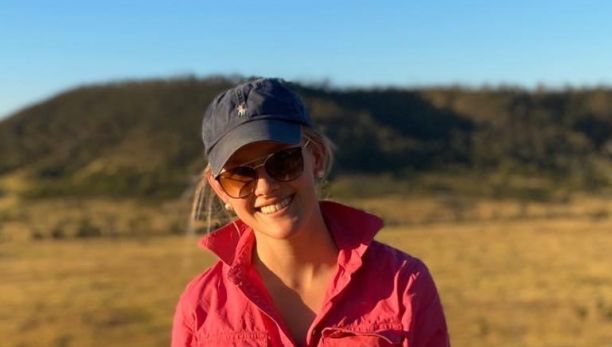 Woman on cattle station