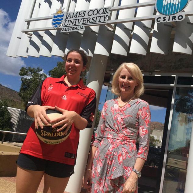 Dr Ainsley Walsh was signed as a JCU Townsville Fire development player