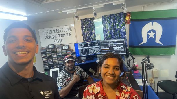 Michael and Sowmya at the Cape Weekly