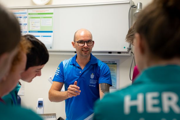JCU Bachelor of Nursing Science course coordinator Dr Peter Hartin. 