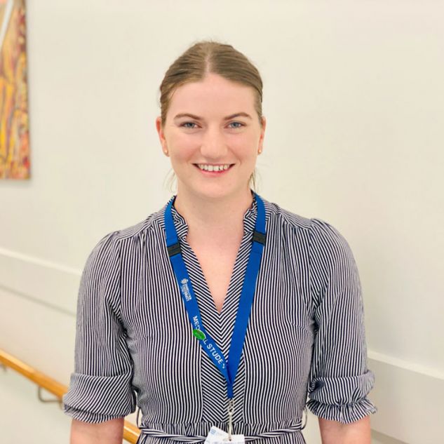 Doctor in hospital corridor