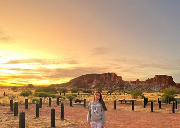 Shaili exploring the Northern Territory