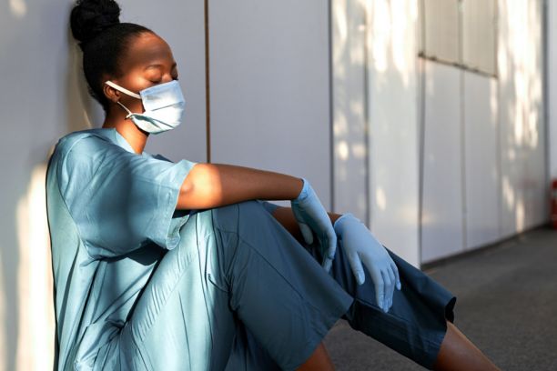 Tired nurse
