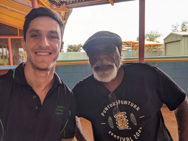 young man and Aboriginal man