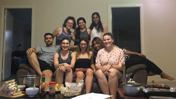 Group of students on couch